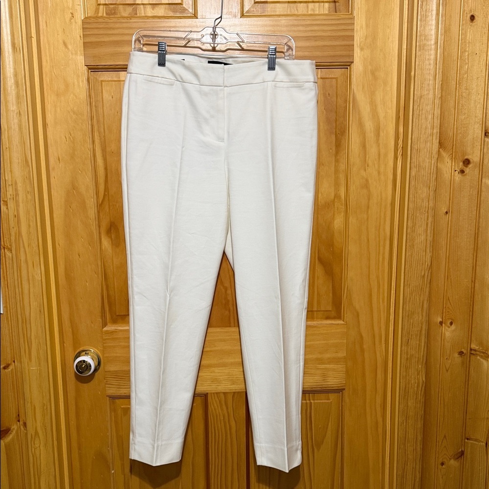 Talbots Cream Straight Leg Pants